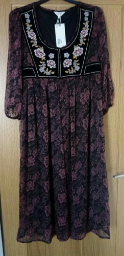 falmer embroidered midi dress